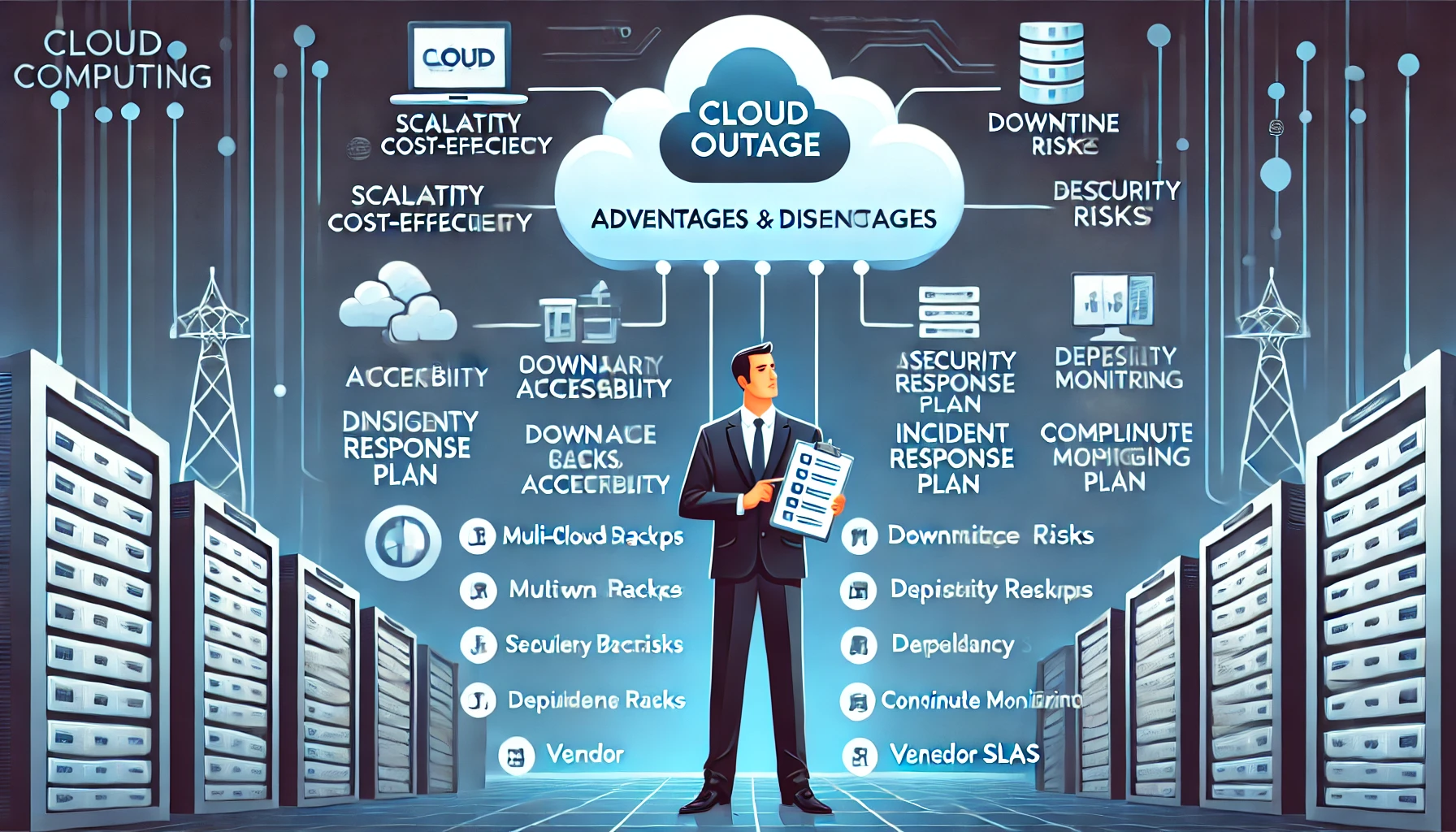 Umgang mit dem Microsoft Cloud-Ausfall: Abwägung der Vor- und Nachteile von Cloud-Diensten